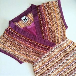 Missoni Mini Dress Zigzag Tunic Short Bodycon 40